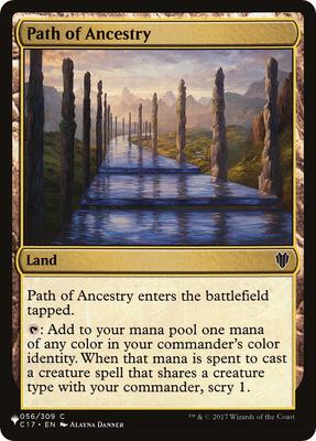 Path of Ancestry (C17) card from The List Reprints