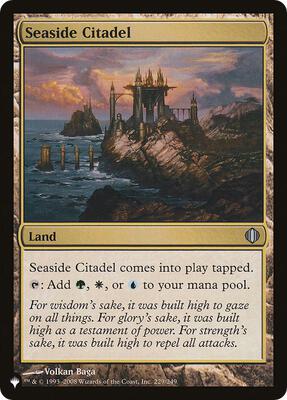 Seaside Citadel (ALA) card from The List Reprints