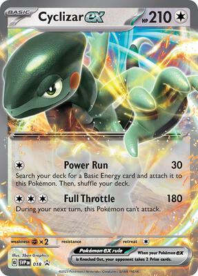 Cyclizar ex - 018 card from SV: Scarlet & Violet Promo Cards