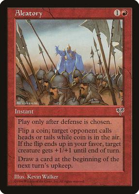 Aleatory card from Mirage