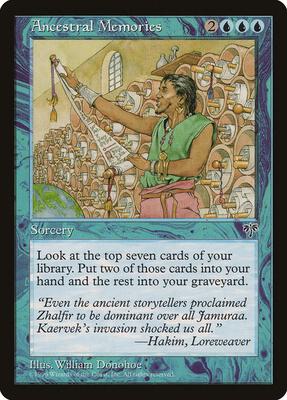 Ancestral Memories card from Mirage