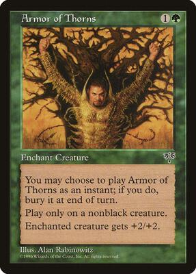Armor of Thorns card from Mirage