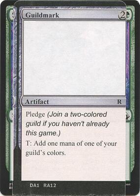 Guildmark card from Un-Known Event Playtest Cards