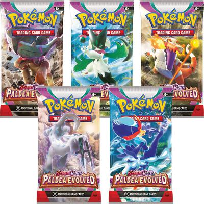 Paldea Evolved Booster Pack Art Bundle [Set of 5] card from SV02: Paldea Evolved