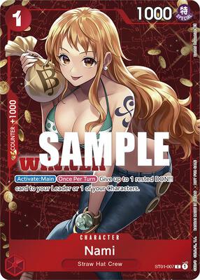 Nami (Tournament Pack Vol. 3) [Winner] card from One Piece Promotion Cards