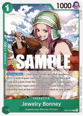 Jewelry Bonney (Tournament Pack Vol. 3) [Participant] card from One Piece Promotion Cards