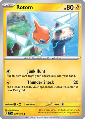 Rotom - 070/198 (Cosmos Holo) card from Miscellaneous Cards & Products