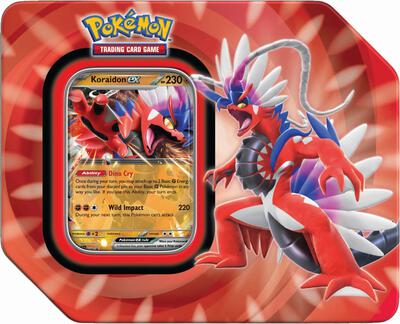 Paldea Legends Tin [Koraidon ex] (International Version) card from Miscellaneous Cards & Products