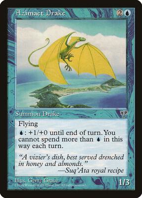 Azimaet Drake card from Mirage