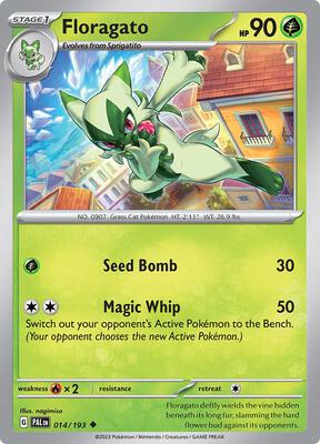Floragato - 014/193 card from SV02: Paldea Evolved
