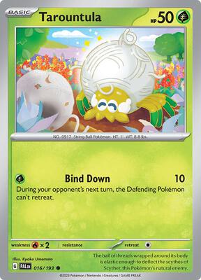 Tarountula - 016/193 card from SV02: Paldea Evolved