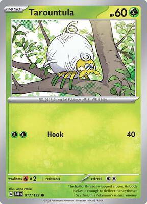 Tarountula - 017/193 card from SV02: Paldea Evolved