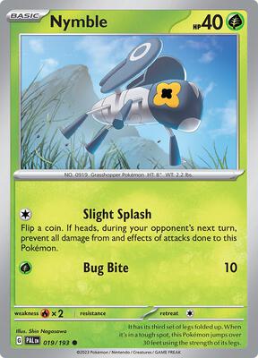 Nymble - 019/193 card from SV02: Paldea Evolved