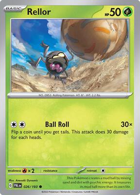 Rellor - 026/193 card from SV02: Paldea Evolved