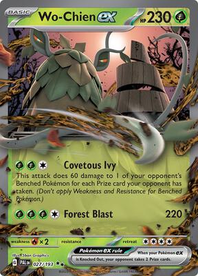 Wo-Chien ex - 027/193 card from SV02: Paldea Evolved