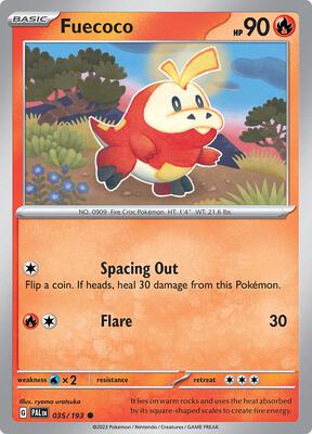 Fuecoco - 035/193 card from SV02: Paldea Evolved