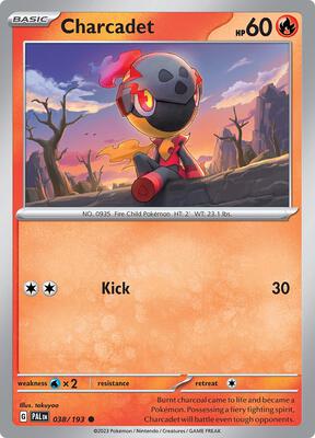 Charcadet - 038/193 card from SV02: Paldea Evolved