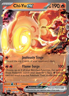 Chi-Yu ex - 040/193 card from SV02: Paldea Evolved
