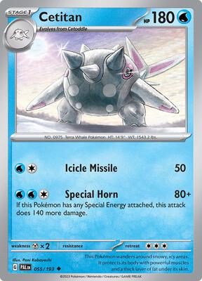 Cetitan - 055/193 card from SV02: Paldea Evolved