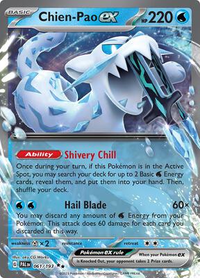 Chien-Pao ex - 061/193 card from SV02: Paldea Evolved
