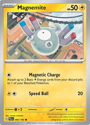Magnemite card from SV02: Paldea Evolved