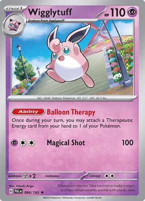 Wigglytuff card from SV02: Paldea Evolved