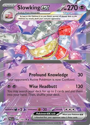 Slowking ex - 086/193 card from SV02: Paldea Evolved