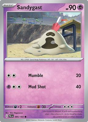 Sandygast - 095/193 card from SV02: Paldea Evolved