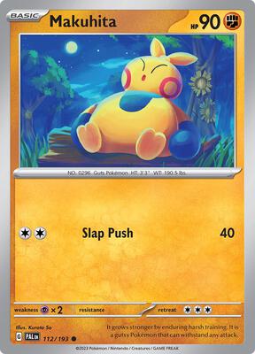 Makuhita card from SV02: Paldea Evolved