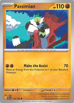 Passimian card from SV02: Paldea Evolved