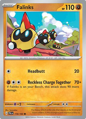 Falinks card from SV02: Paldea Evolved