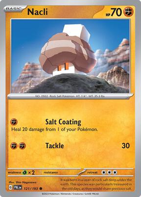 Nacli - 121/193 card from SV02: Paldea Evolved
