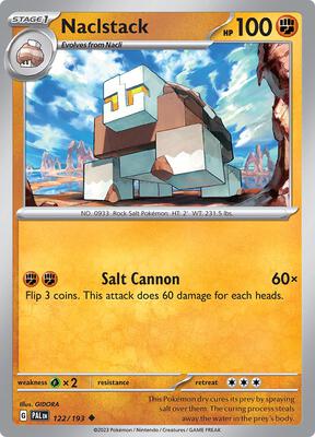 Naclstack card from SV02: Paldea Evolved