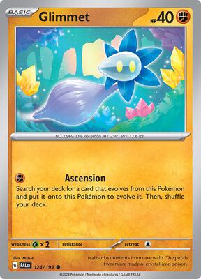 Glimmet - 124/193 card from SV02: Paldea Evolved