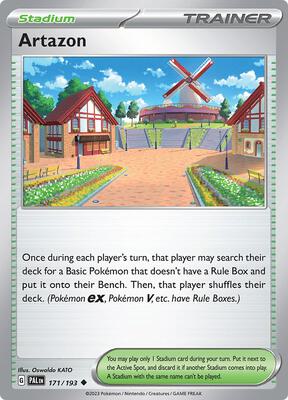 Artazon card from SV02: Paldea Evolved