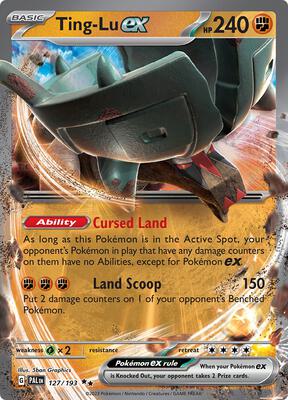 Ting-Lu ex card from SV02: Paldea Evolved