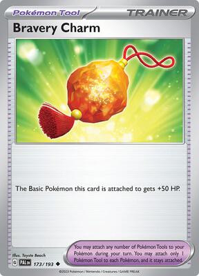 Bravery Charm card from SV02: Paldea Evolved