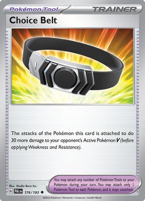 Choice Belt card from SV02: Paldea Evolved
