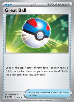 Great Ball card from SV02: Paldea Evolved