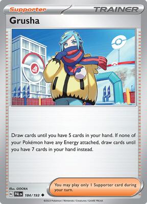 Grusha - 184/193 card from SV02: Paldea Evolved