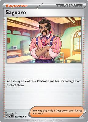 Saguaro card from SV02: Paldea Evolved