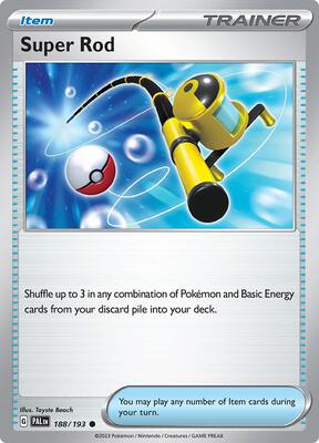 Super Rod - 188/193 card from SV02: Paldea Evolved