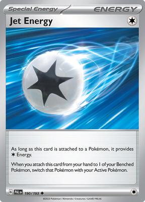 Jet Energy card from SV02: Paldea Evolved