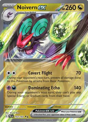 Noivern ex card from SV02: Paldea Evolved