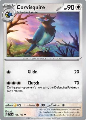 Corvisquire card from SV02: Paldea Evolved