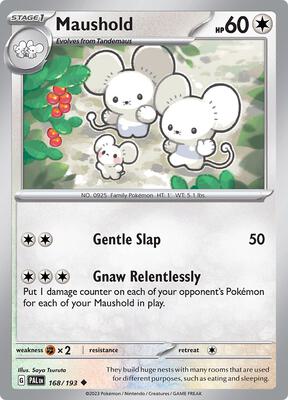 Maushold card from SV02: Paldea Evolved