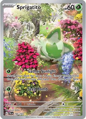 Sprigatito - 196/193 card from SV02: Paldea Evolved