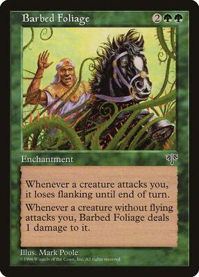 Barbed Foliage card from Mirage
