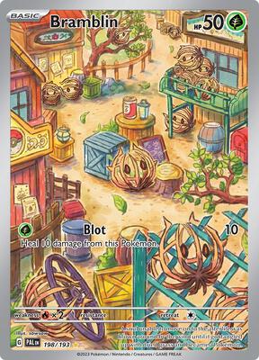 Bramblin - 198/193 card from SV02: Paldea Evolved
