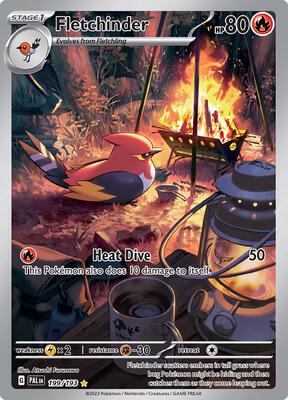 Fletchinder - 199/193 card from SV02: Paldea Evolved